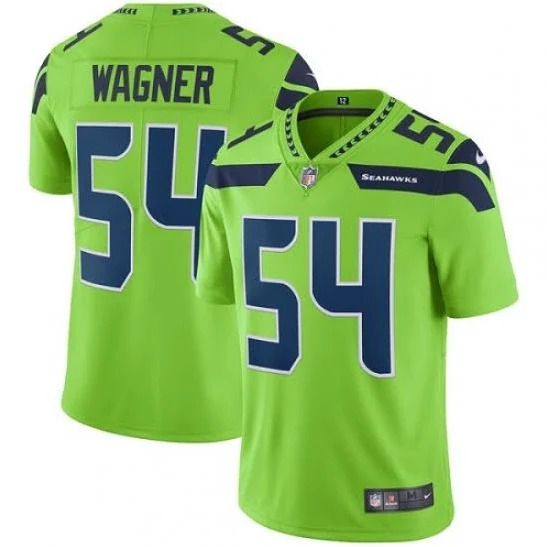 Men Seattle Seahawks 54 Bobby Wagner Nike Green Vapor Limited NFL Jersey